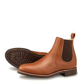 Red Wing Heritage 6-inch - Bordove Chelsea Cizmy Damske, RW426SK